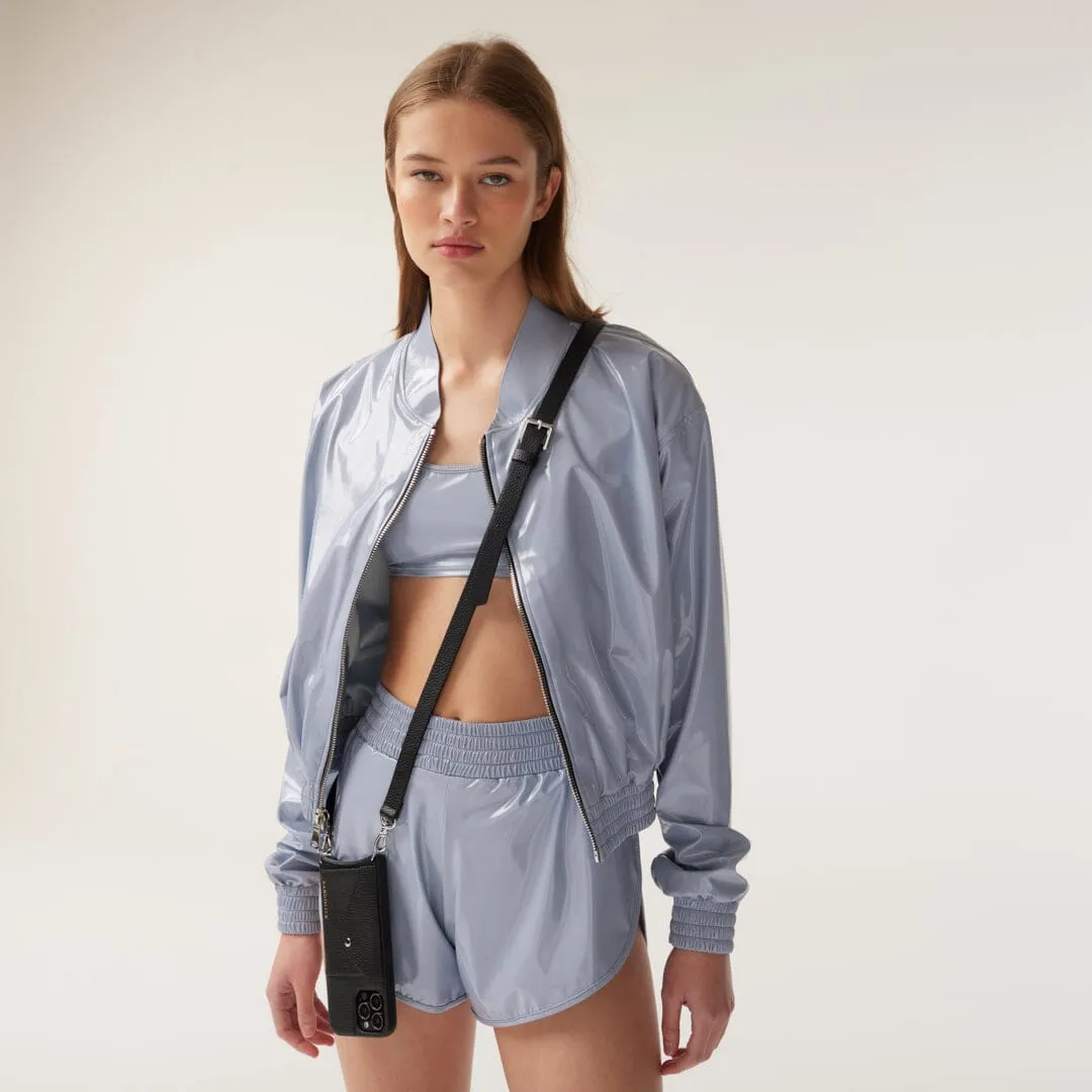 Hailey Strap Only - Black/Silver