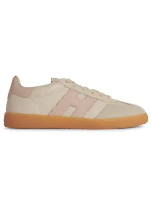 'Hogan Cool' White Leather Sneakers