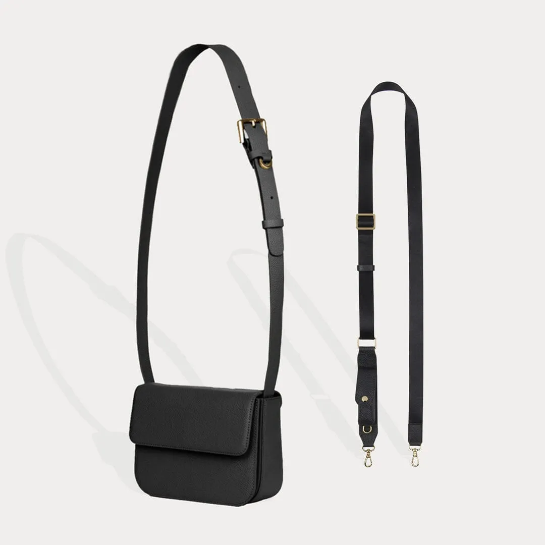 Lana Lipstick Bag - Black/Gold