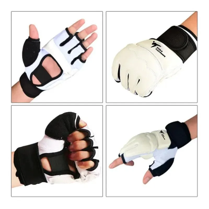 Martial Arts Gloves and Foot Protectors, Lightweight Protective Gear for Taekwondo, MMA, Muay Thai, Durable and Breathable Design