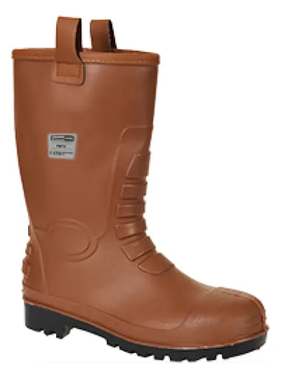 Neptune S5 Lined Rigger Wellington PVC Nitrile safety boot steel toe  midsole - FW75