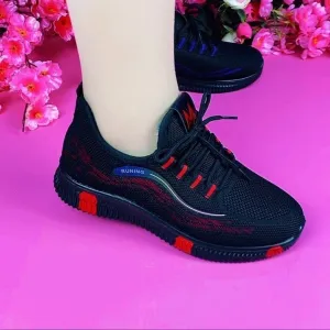 Owlkay Winter Fleece-Lined Warm Soft-Sole Lightweight Casual Sports Shoes