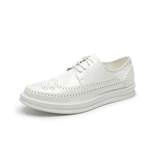 Oxford Shoes Fashion Brogue Formal Dress Shoes