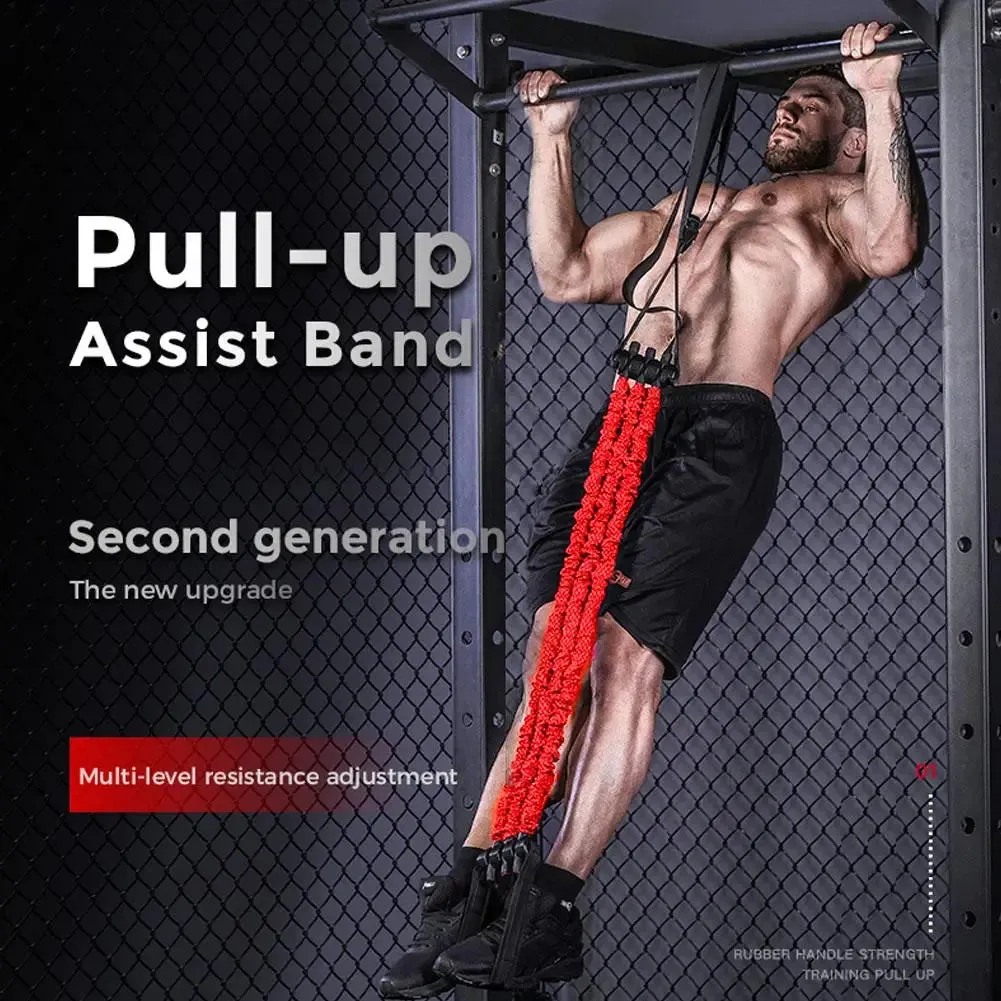 Pull-Up Assist Resistance Bands – Elastic Chin-Up Support for Gym & Arm Training
