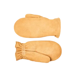 Raber 2644L Men's Pile Lined Horsesplit Leather Pullover Mitts – Durable, Warm, Insulated for Winter Work & Leisure