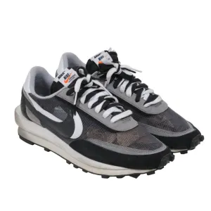 Sacai LD Waffle Sneakers Black White Low Top Mesh Trainers 2019
