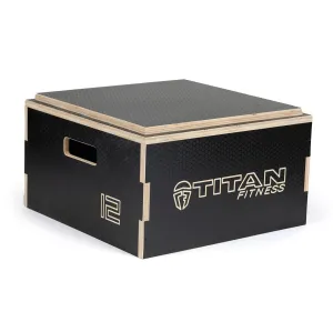 Scratch and Dent - 12-in Stackable Wooden Plyometric Box - FINAL SALE