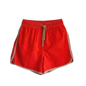 THE SET THE QUICK DRY SWIM SHORT: TOMATO