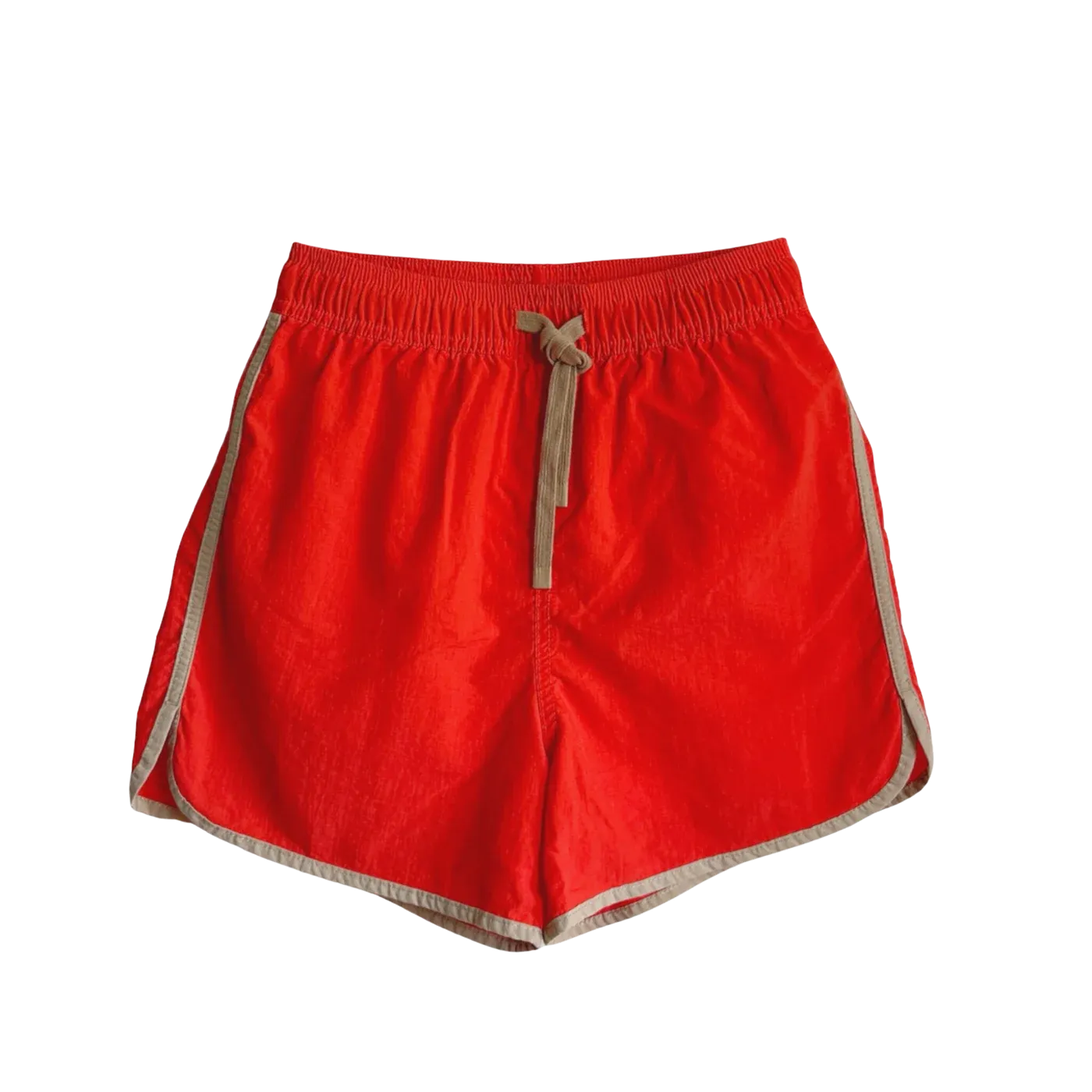 THE SET THE QUICK DRY SWIM SHORT: TOMATO