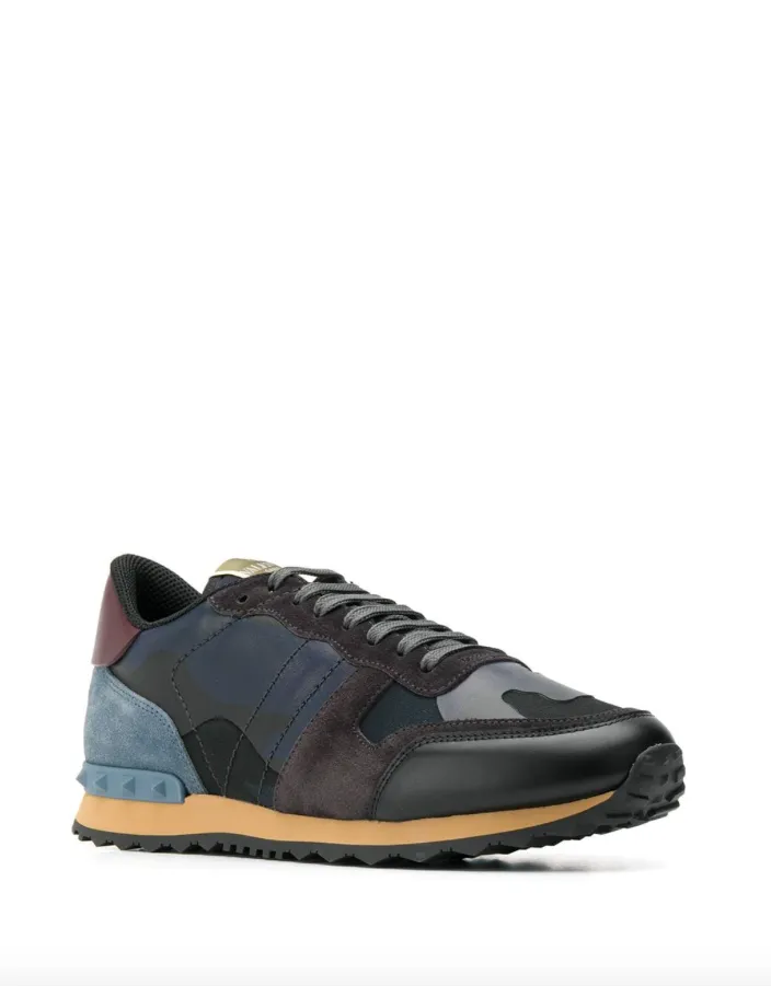 Valentino Garavani Rockstud Rockrunner camouflage sneakers