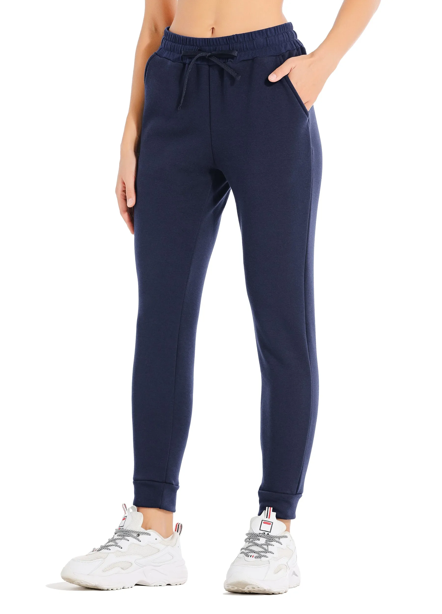 Women's Fleece Sweatpants Warm Sherpa Lined