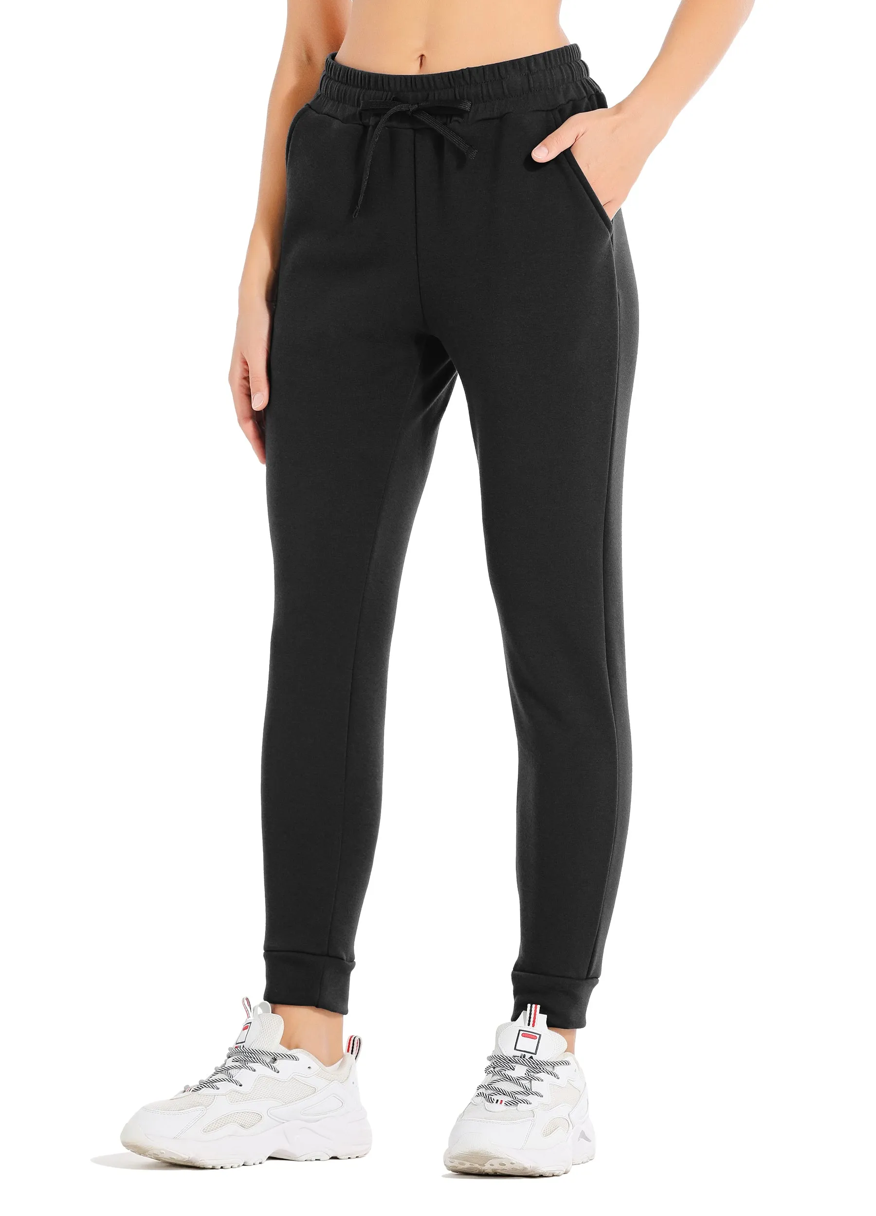 Women's Fleece Sweatpants Warm Sherpa Lined