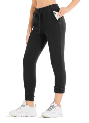 Women's Fleece Sweatpants Warm Sherpa Lined
